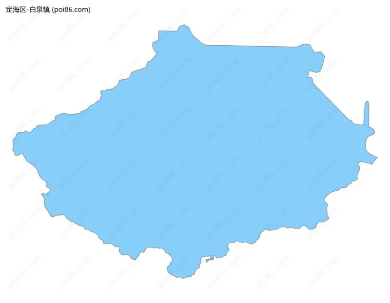 白泉镇边界地图