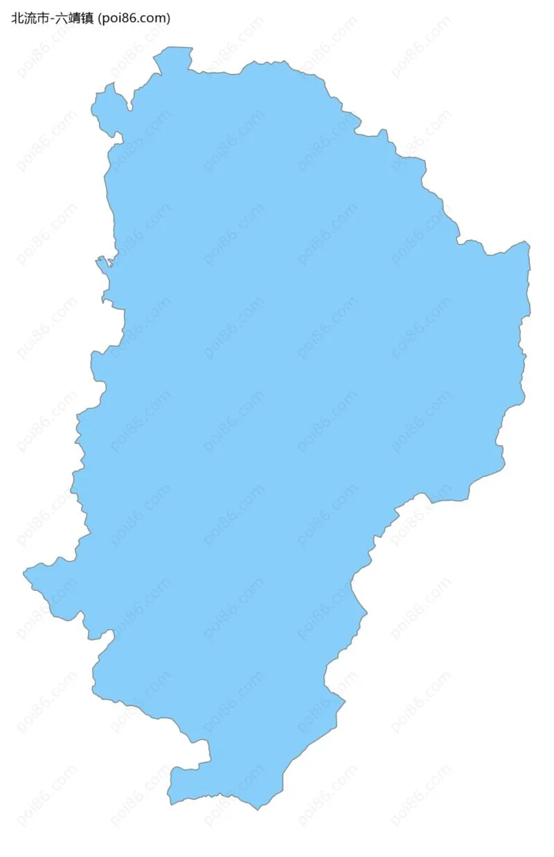 六靖镇边界地图