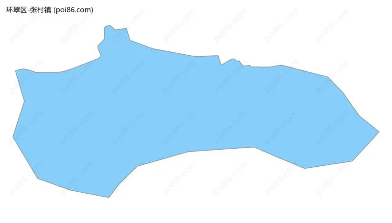 张村镇边界地图