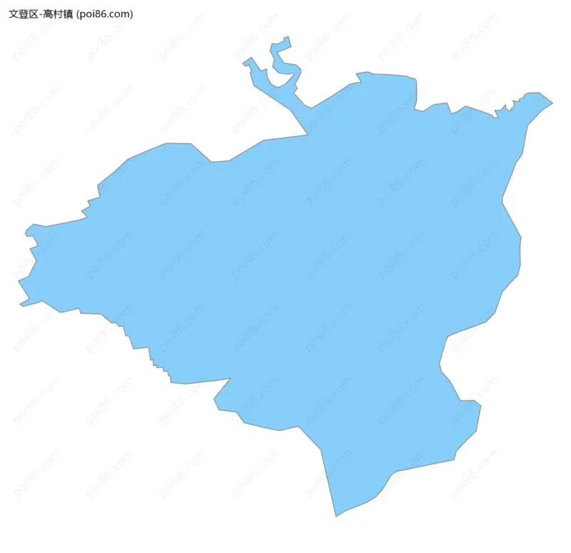 高村镇边界地图