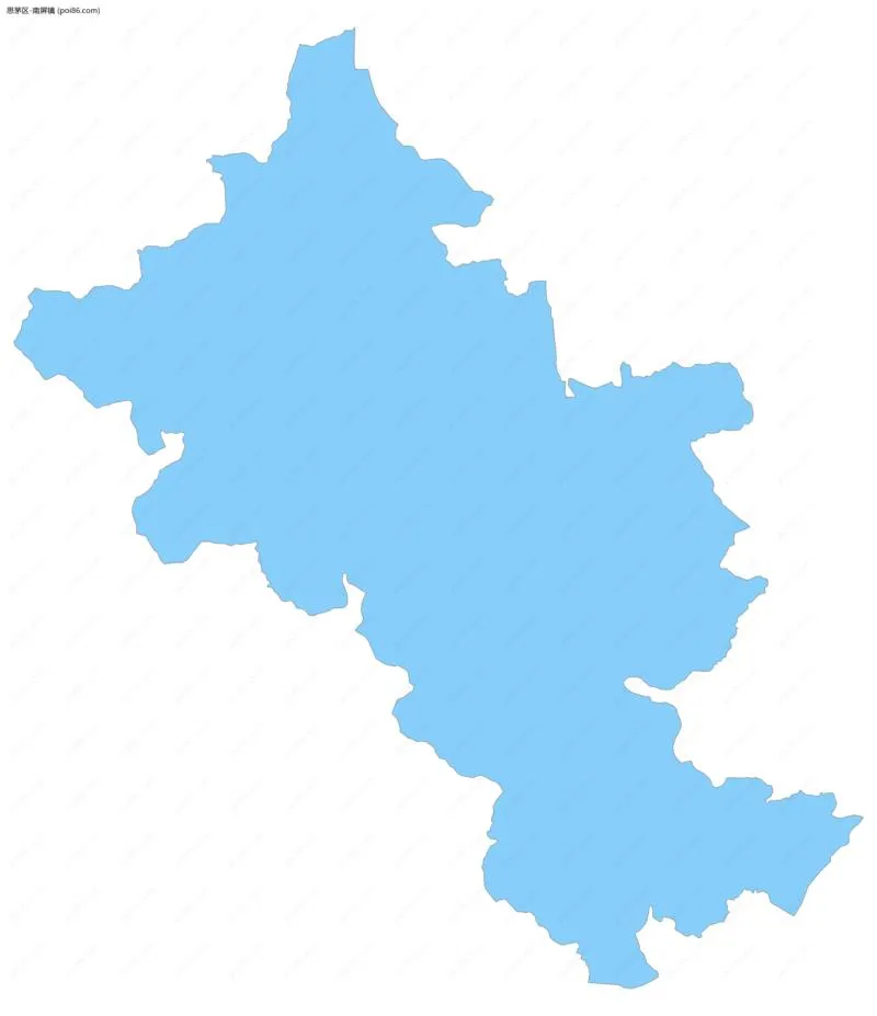 南屏镇边界地图