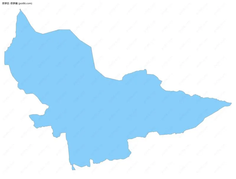 思茅镇边界地图