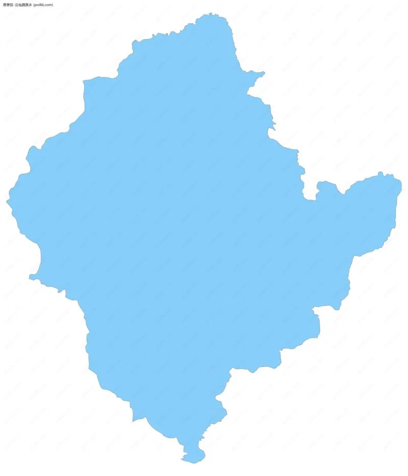 云仙彝族乡边界地图