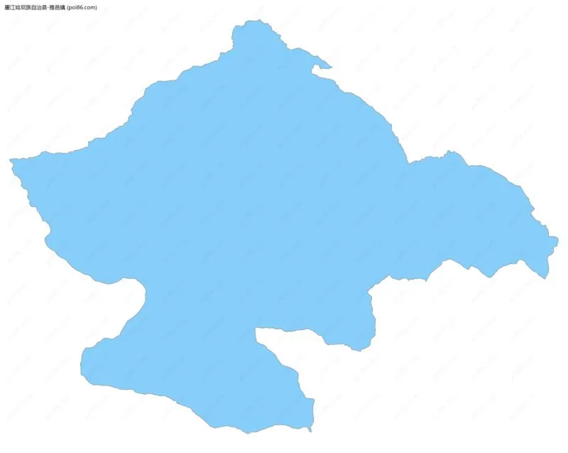 雅邑镇边界地图