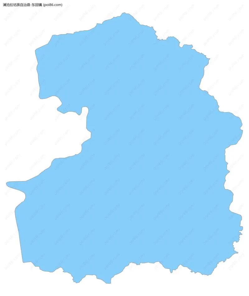 东回镇边界地图