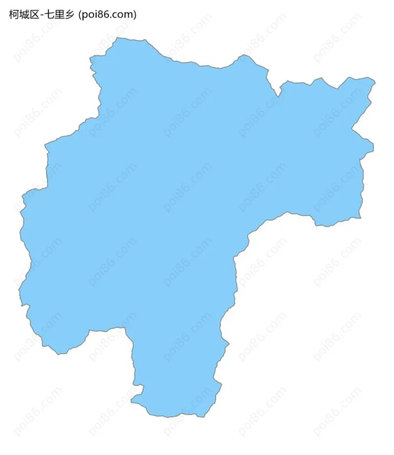 七里乡边界地图