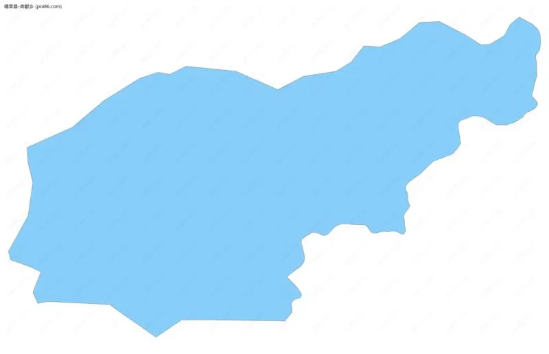 奔都乡边界地图