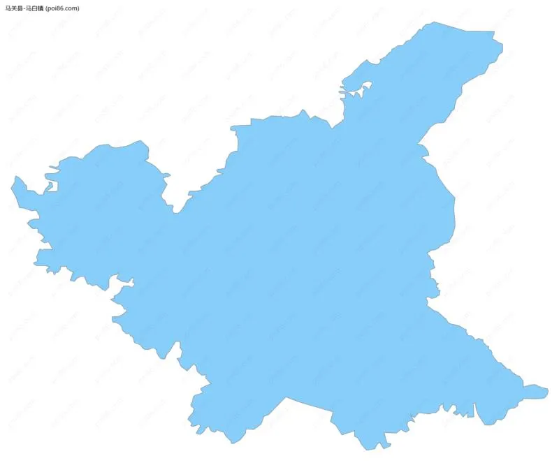 马白镇边界地图