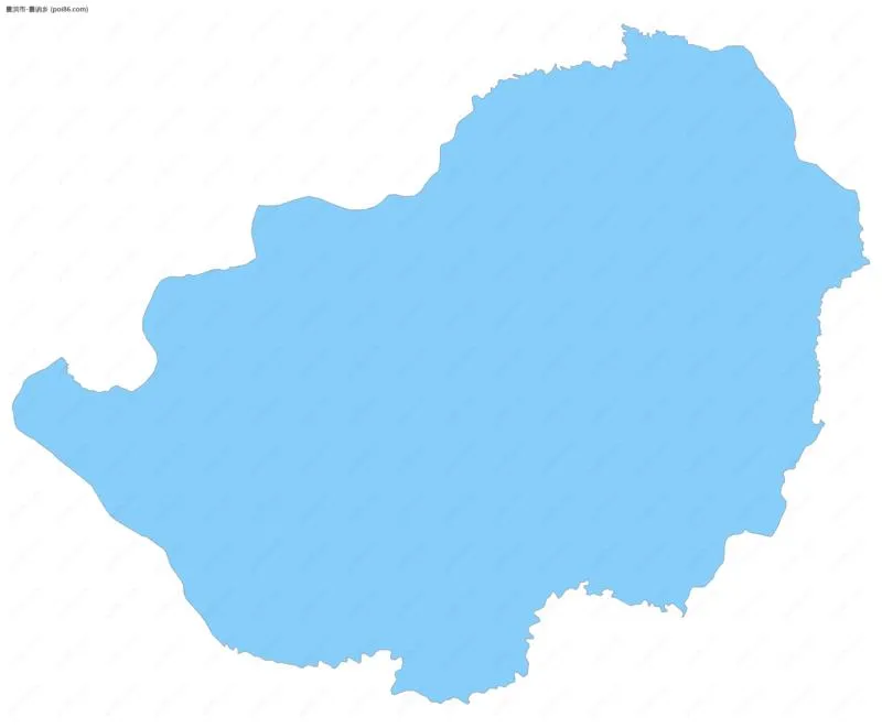 景讷乡边界地图