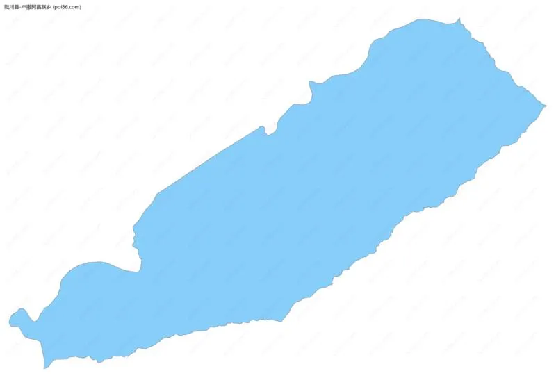 户撒阿昌族乡边界地图