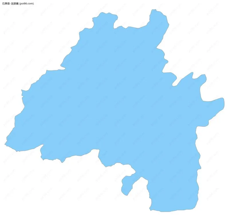 龙朋镇边界地图