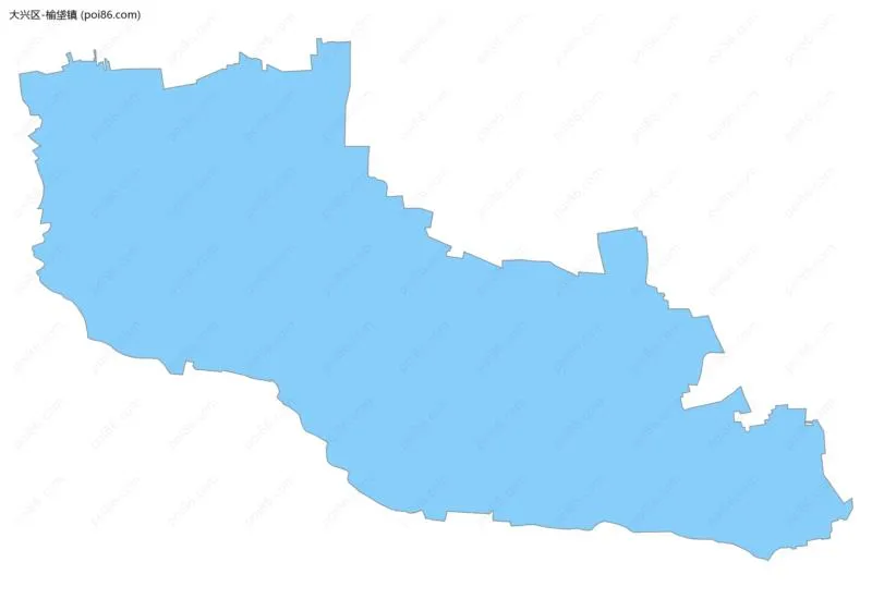 榆垡镇边界地图