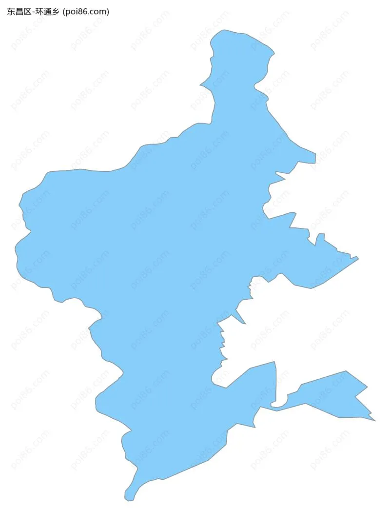 环通乡边界地图