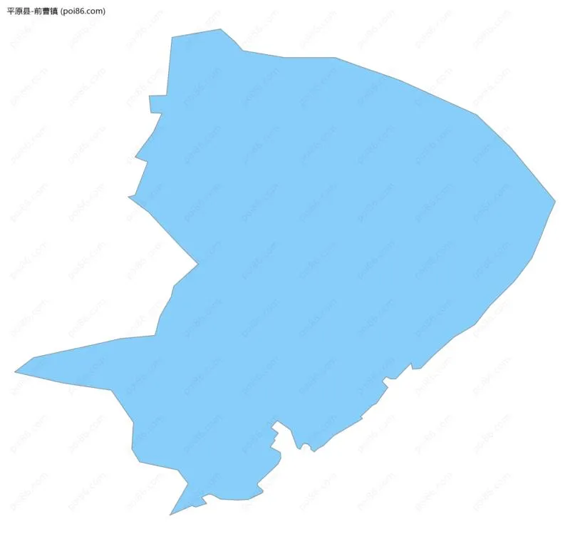 前曹镇边界地图