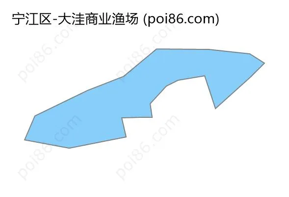 大洼商业渔场边界地图