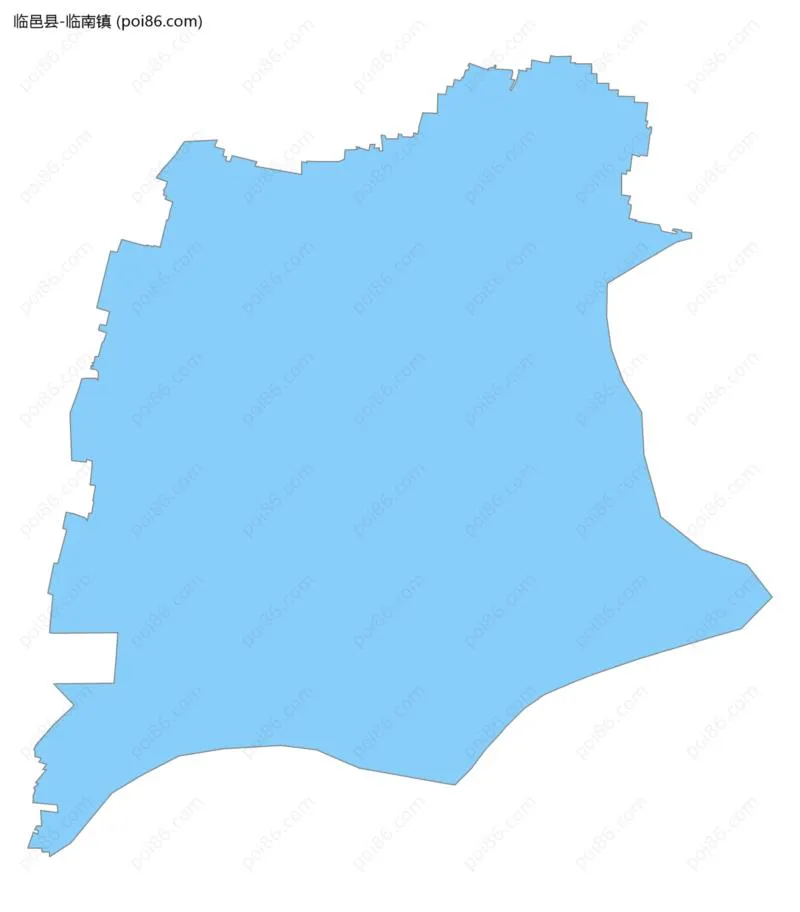 临南镇边界地图