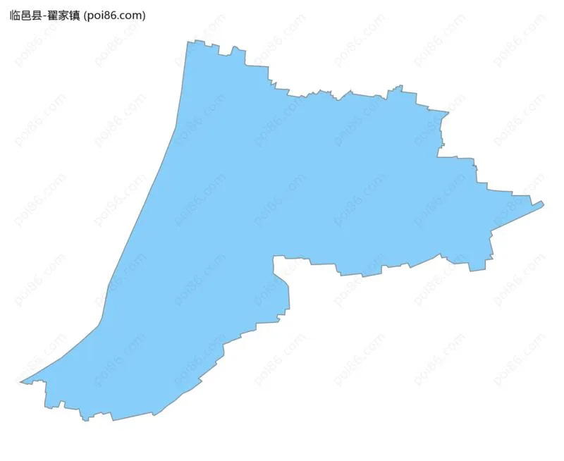 翟家镇边界地图