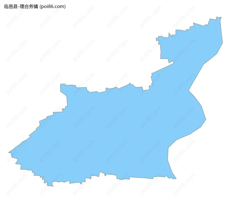 理合务镇边界地图