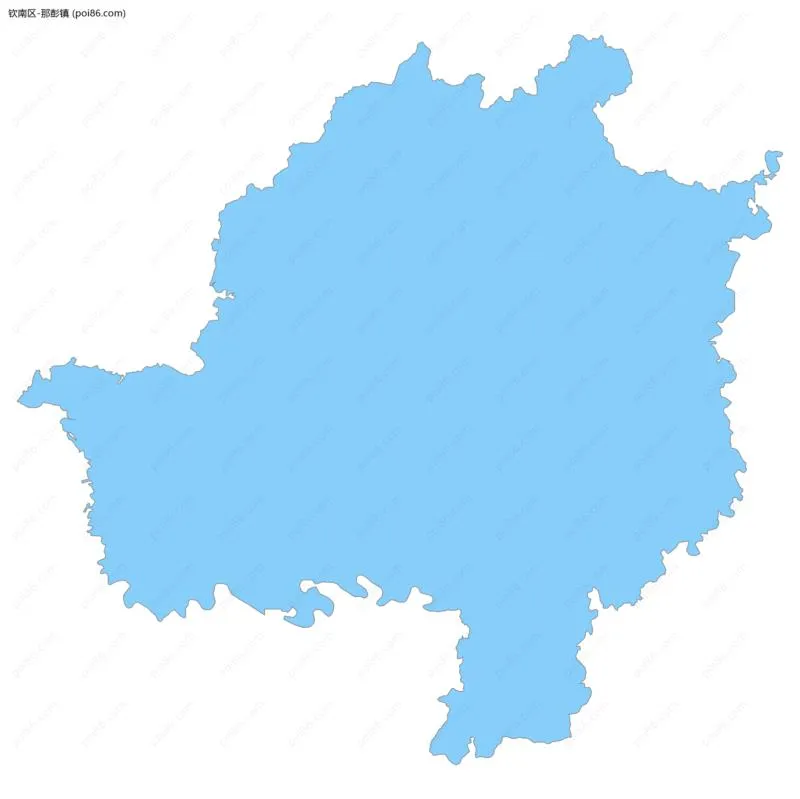 那彭镇边界地图