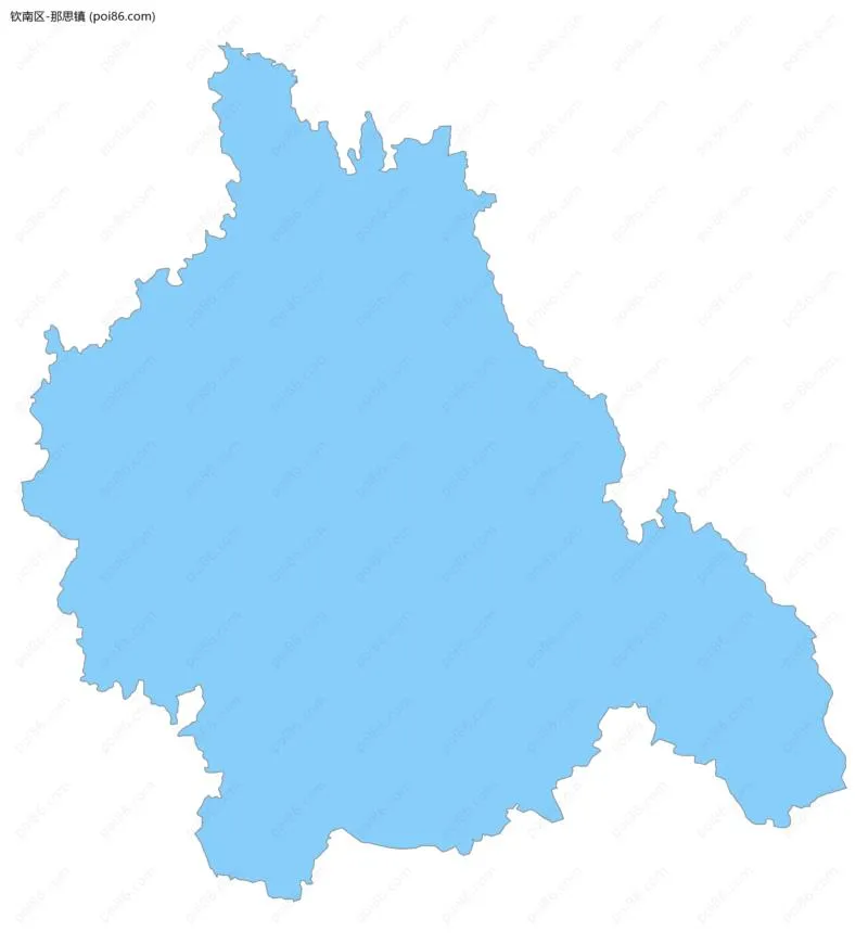 那思镇边界地图