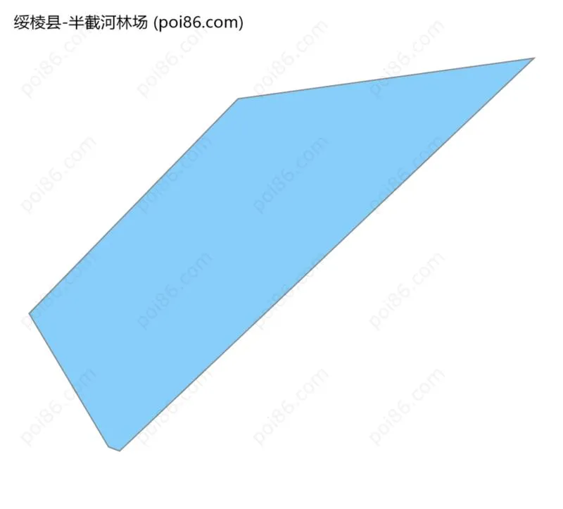 半截河林场边界地图