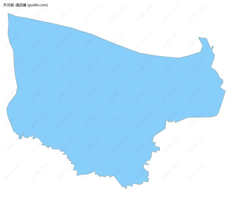 潘店镇边界地图