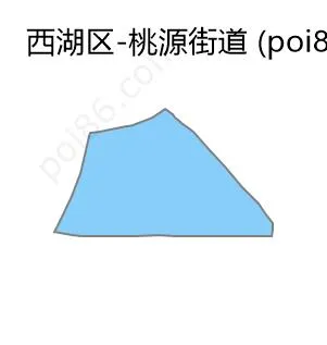 桃源街道边界地图