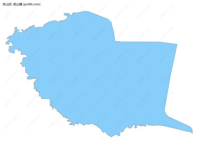 虎山镇边界地图