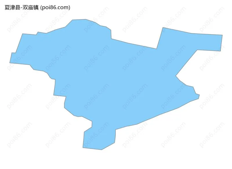 双庙镇边界地图