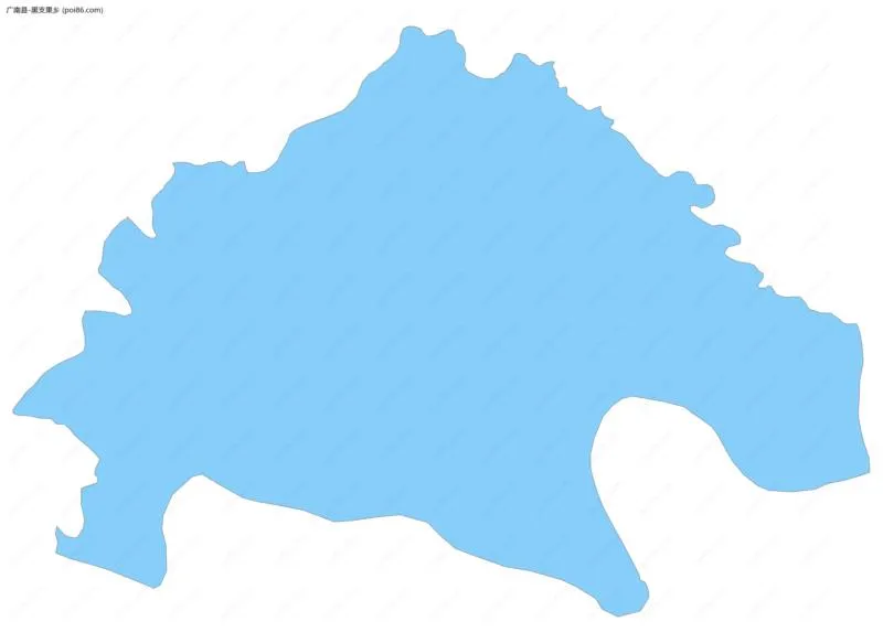 黑支果乡边界地图