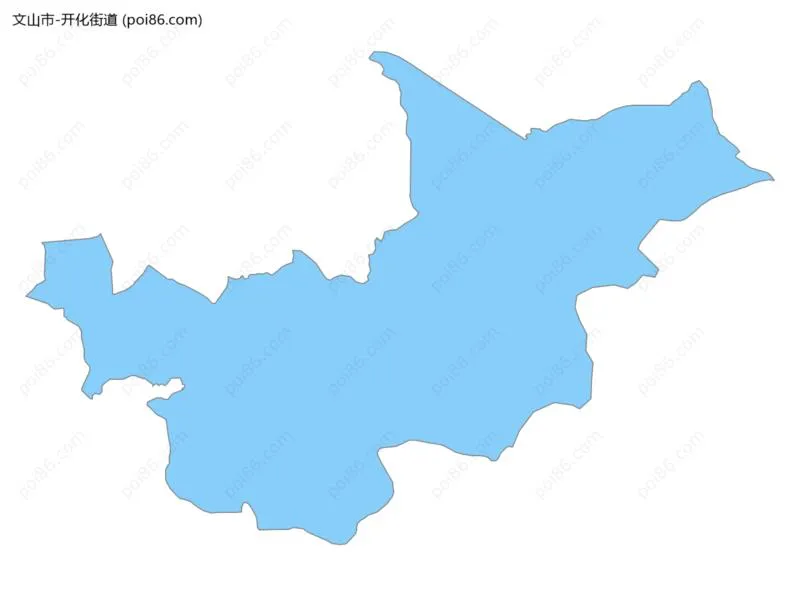 开化街道边界地图