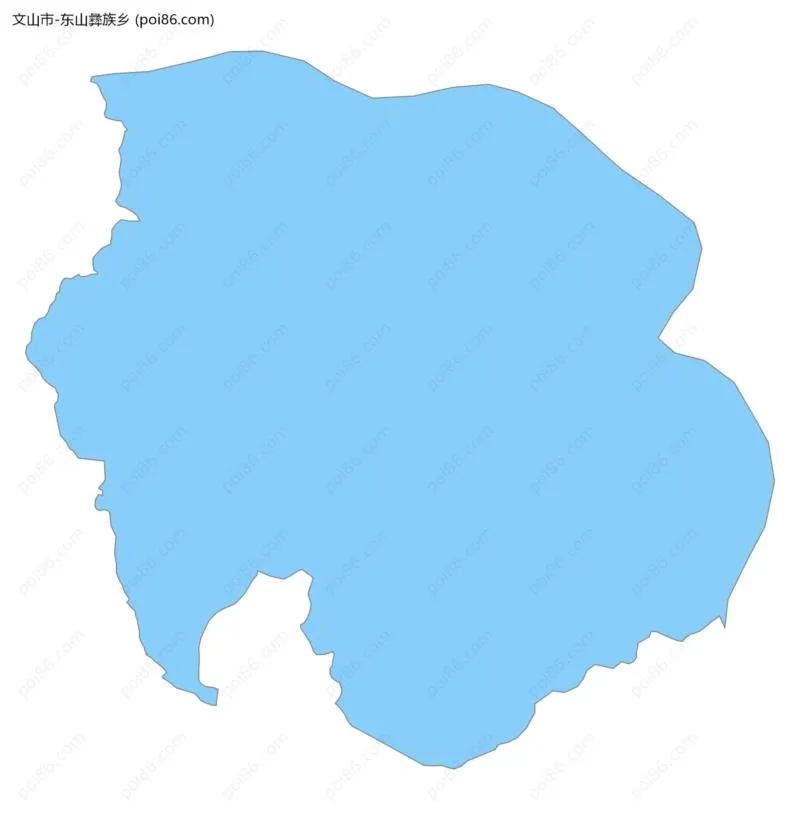 东山彝族乡边界地图