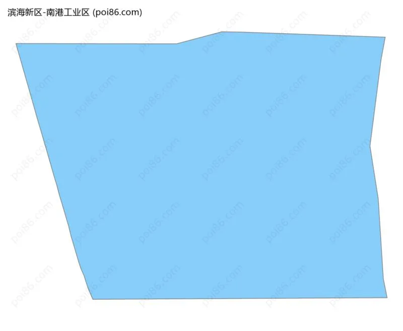 南港工业区边界地图