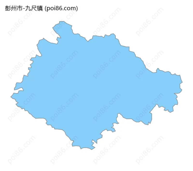 九尺镇边界地图