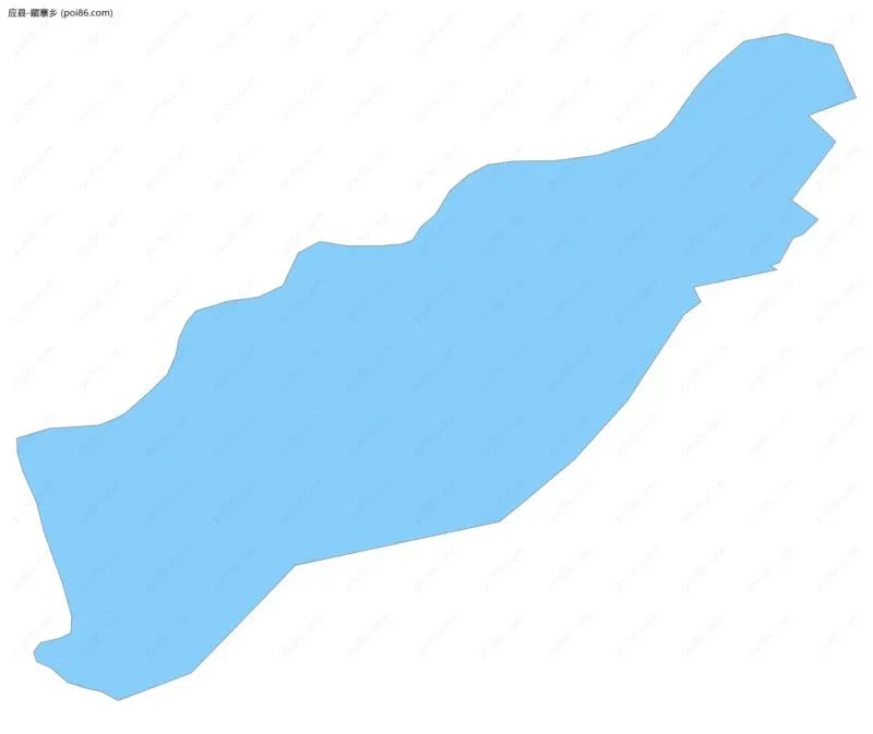 藏寨乡边界地图