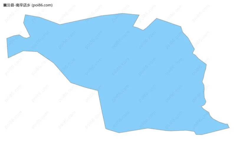 南辛店乡边界地图