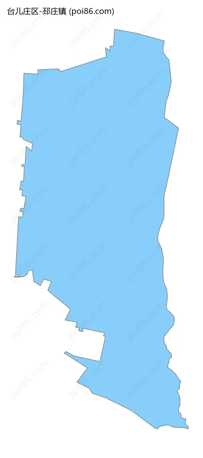 邳庄镇边界地图