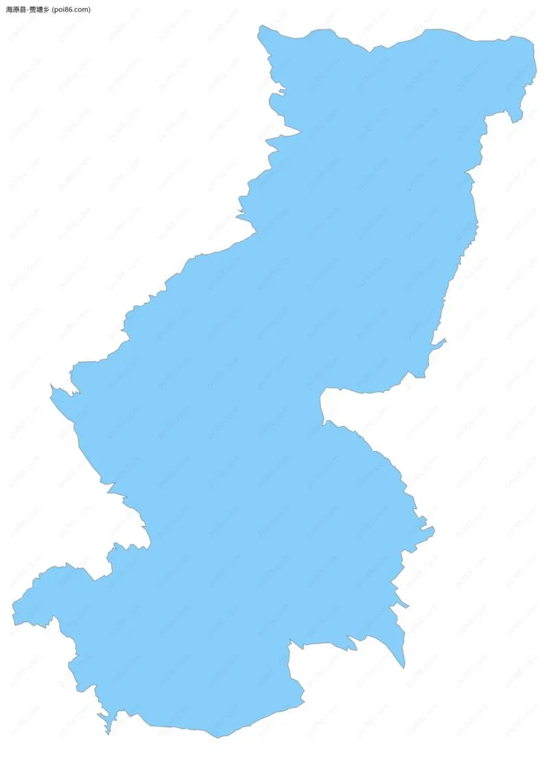 贾塘乡边界地图