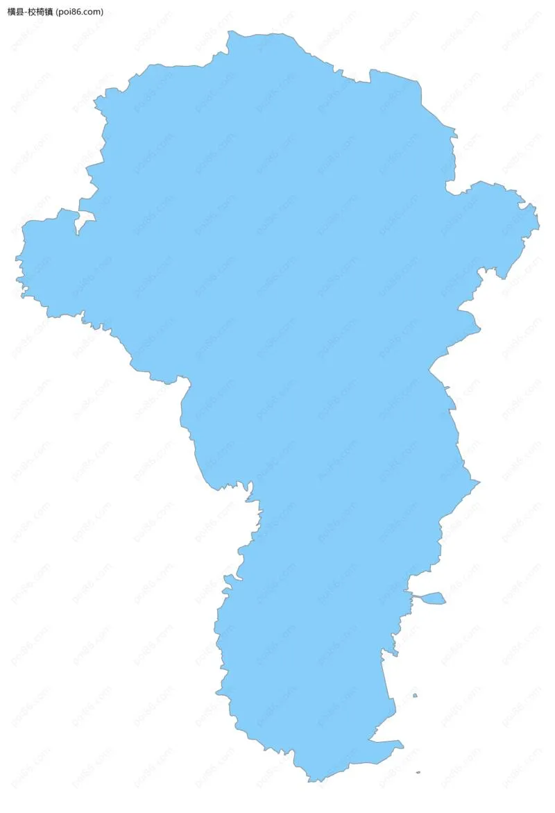 校椅镇边界地图