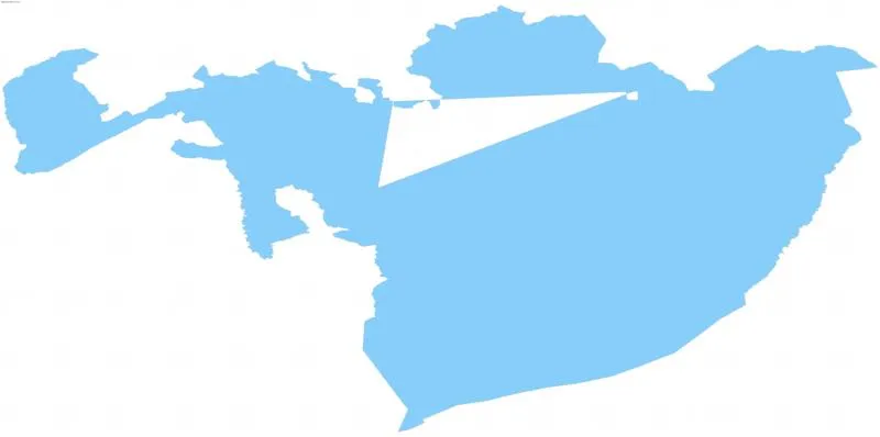 庙尔沟镇边界地图