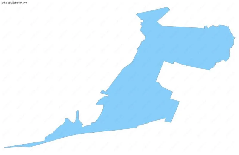 金沟河镇边界地图