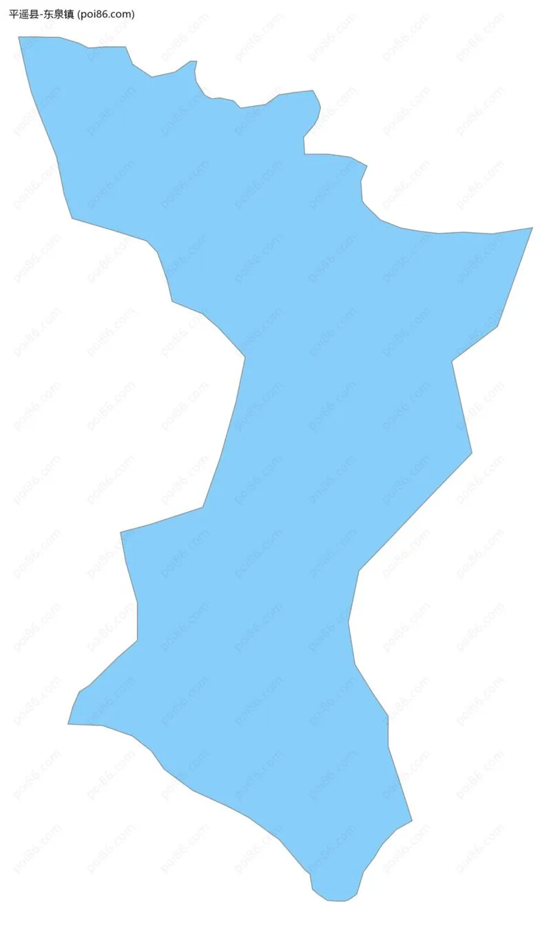 东泉镇边界地图