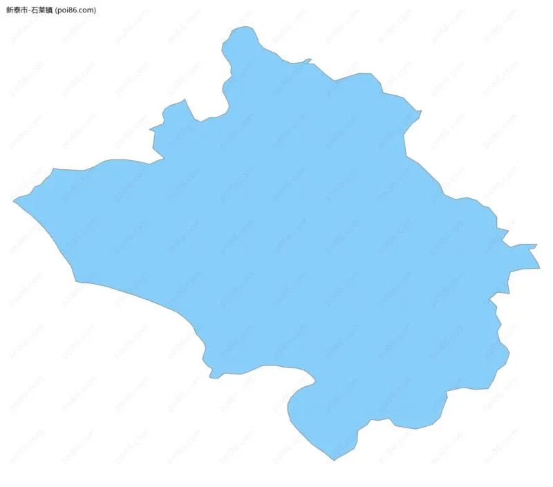 石莱镇边界地图
