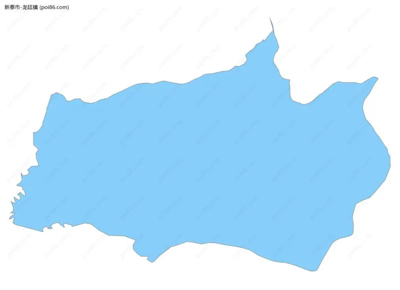 龙廷镇边界地图