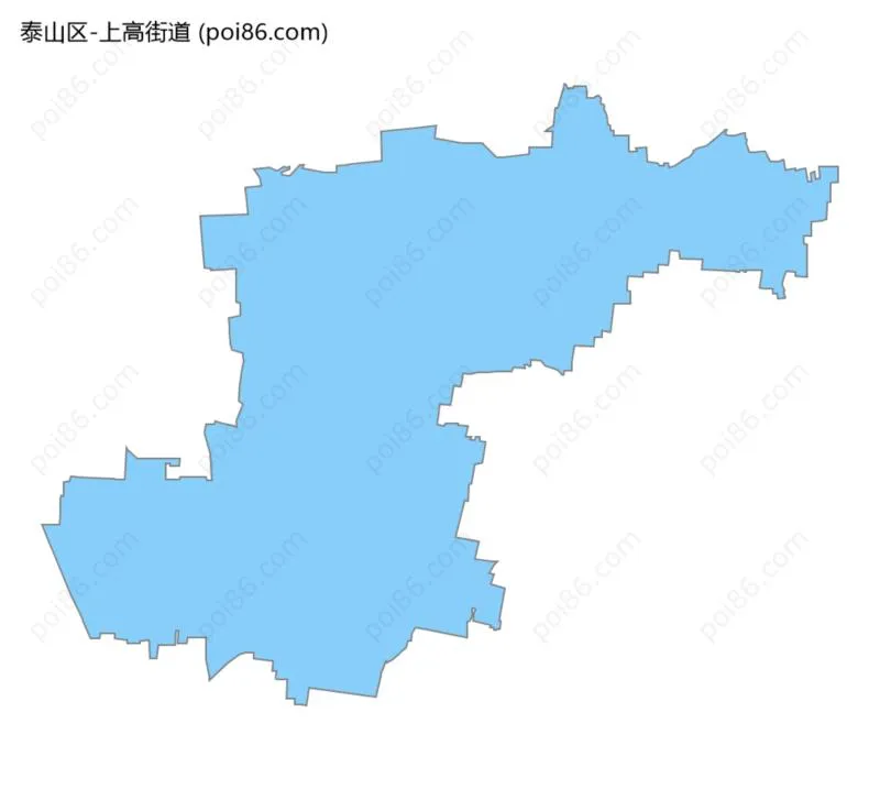 上高街道边界地图