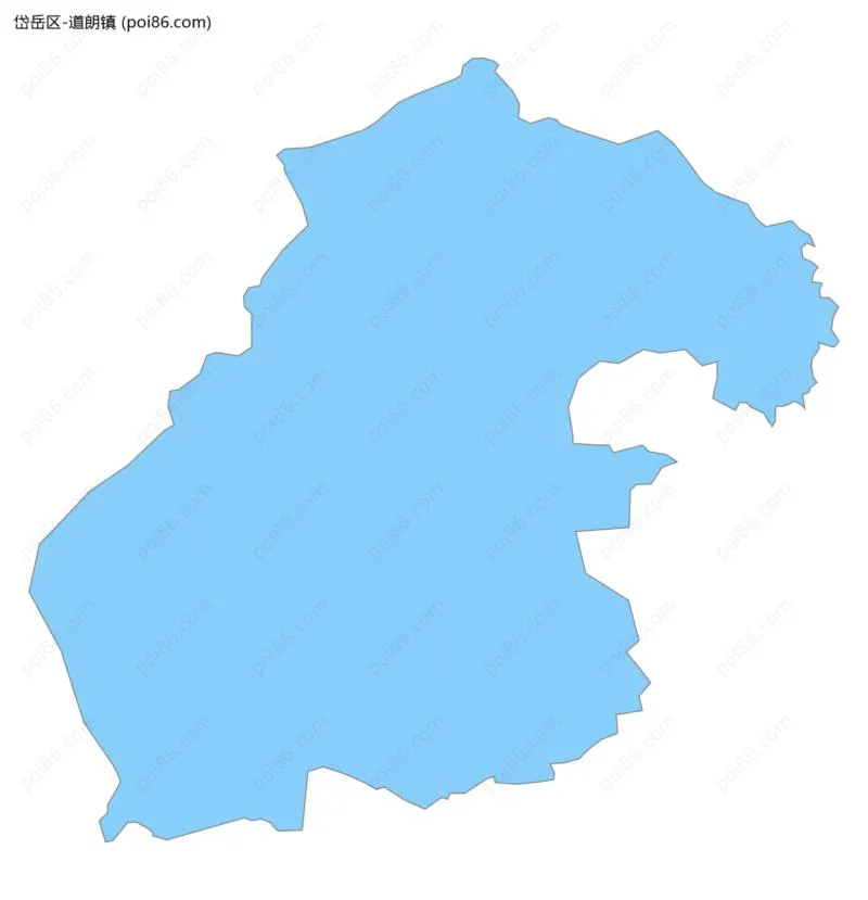 道朗镇边界地图