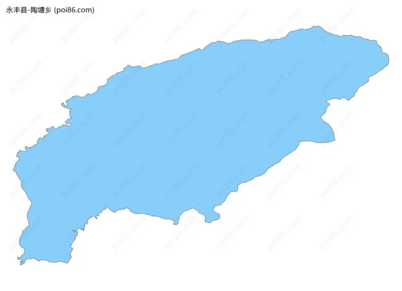 陶塘乡边界地图