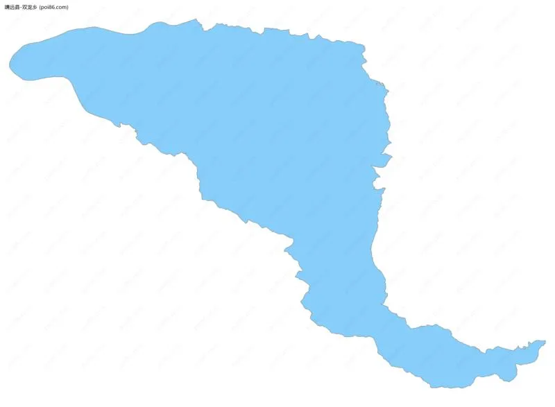 双龙乡边界地图