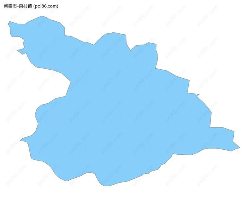 禹村镇边界地图