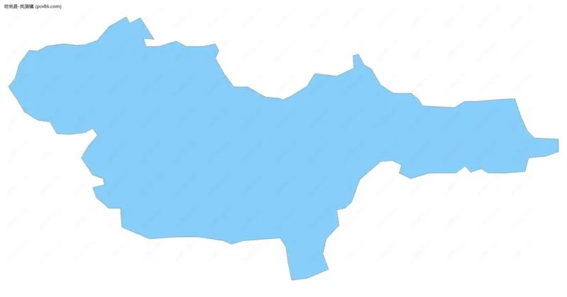 岚漪镇边界地图